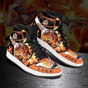 Portgas D. Ace Shoes Custom Made Anime One Piece Sneakers