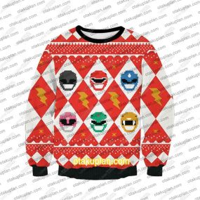 Power Rangers 2509 3D Print Ugly Christmas Sweatshirt