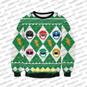 Power Rangers 2509 3D Print Ugly Christmas Sweatshirt V3