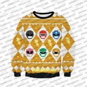 Power Rangers 2509 3D Print Ugly Christmas Sweatshirt V4