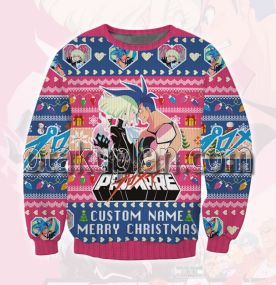 Promare 3D Printed Custom Name Ugly Christmas Sweatshirt