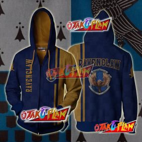 Proud To Be A Ravenclaw Harry Potter Zip Up Hoodie