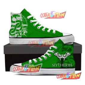 Quidditch Slytherin Harry Potter High Top Shoes