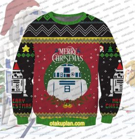 R2-D2 Merry Christmas Wars Ugly Christmas Sweatshirt