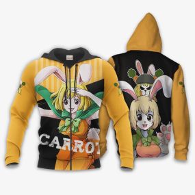Rabbit Mink Carrot One Piece Hoodie Shirt