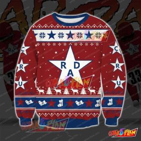 Rad Cru 3D Print Ugly Christmas Sweatshirt