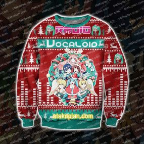Radio Vocaloid 3D Print Ugly Christmas Sweatshirt