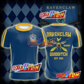 Ravenclaw Quidditch Team Harry Potter Unisex 3D T-shirt