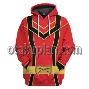 Red Power Rangers Mystic Force T-Shirt Hoodie