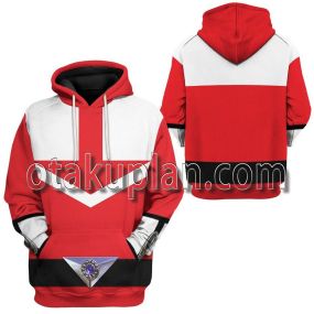 Red Power Rangers Time Force T-Shirt Hoodie