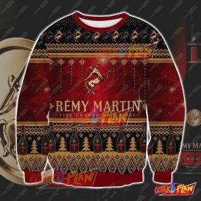 Remy Martin 3D Print Ugly Christmas Sweatshirt