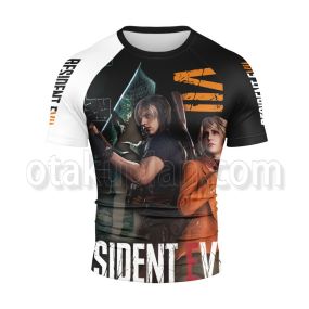 Resident Evil 4 Graphic Style Rash Guard Compression Shirt