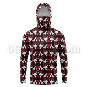 Resident Evil Umbrella Pattern Style Masked Hoodie