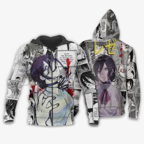 Reze Hoodie Custom Manga Style Jacket Shirt