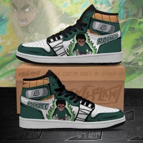 Rock Lee Power Costume Boots Anime Sneakers Shoes