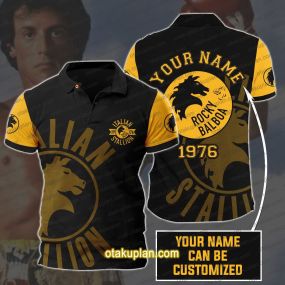 Rocky Custom Name Polo Shirt V2