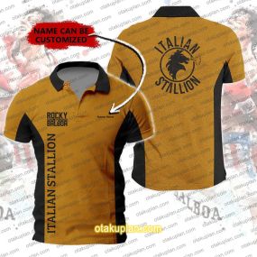 Rocky PFK7 Custom Name Yellow Polo Shirt
