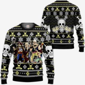 Roger Pirates Ugly Christmas Sweater One Piece Hoodie Shirt