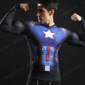 Rogers Long Sleeve Gym Compression Shirts
