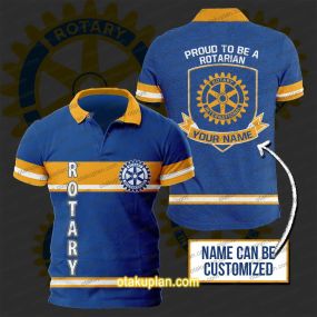 Rotary International 1906 V2 Custom Name Polo Shirt