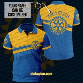 Rotary International Custom Name Polo Shirt