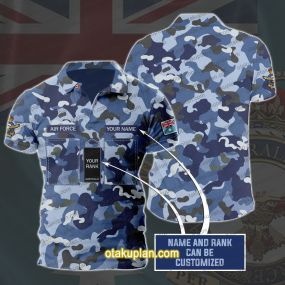 Royal Australian Air Force Custom Name Polo Shirt