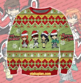 Rurouni Kenshin Merry Christmas 3D Printed Ugly Christmas Sweatshirt