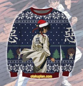 Rurouni Kenshin Sagara Sanosuke 3D Printed Ugly Christmas Sweatshirt