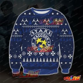 S.T.A.R.S. 1998 Resident Evil 3D Print Ugly Christmas Sweatshirt