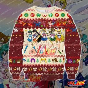 Sailor Moon 1811 V2 3D Print Ugly Christmas Sweatshirt