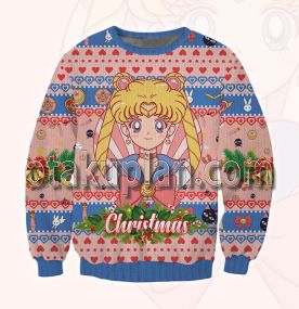 Sailor Moon 3d Printed Ugly Christmas Sweatshirt
