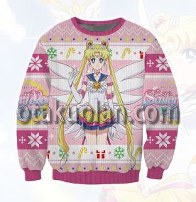 Sailor Moon Eternal 2 Tsukino Usagi Sailor Moon 3D Printed Ugly Christmas Sweatshirt