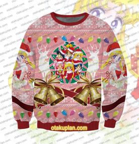 Sailor Moon In the Name of the Moon 3D Printed Ugly Christmas Sweatshirt