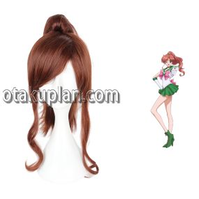 Sailor Moon Kino Makoto Brown Cosplay Wigs