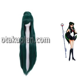 Sailor Moon Meiou Setsuna Green Cosplay Wigs