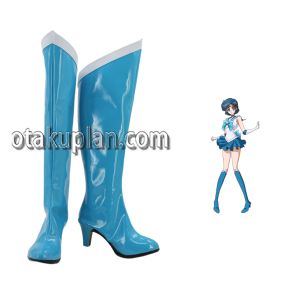 Sailor Moon Mizuno Ami Blue Cosplay Shoes