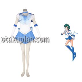 Sailor Moon Mizuno Ami Blue Outfits Cosplay Costume