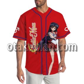 Sailor Moon Sailor Mars Rei Hino Shirt Jersey