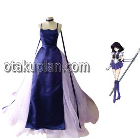Sailor Moon Sailor Saturn Purple Dress Cosplay Costume