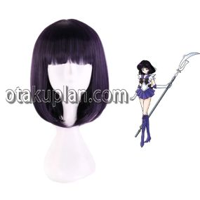 Sailor Moon Sailor Saturn Purple Outfits Cosplay Wigs