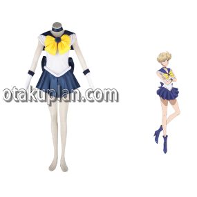 Sailor Moon Tenoh Haruka Dark Blue Outfits Cosplay Costume
