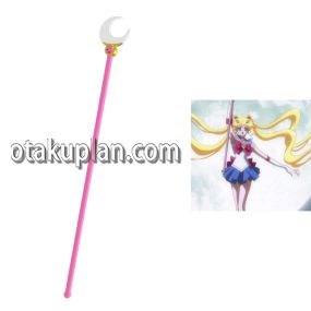 Sailor Moon Tsukino Usagi Pink Staff Cosplay Props