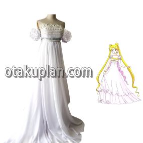 Sailor Moon Tsukino Usagi Wedding Dress Cosplay Costume