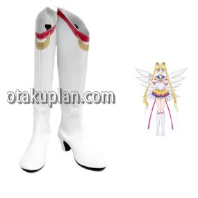 Sailor Moon Tsukino Usagi White Cosplay Shoes