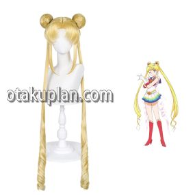 Sailor Moon Tsukino Usagi Yellow Cosplay Wigs