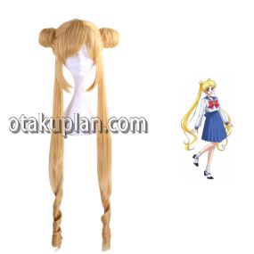 Sailor Moon Tsukino Usagi Yellow Outfits Cosplay Wigs