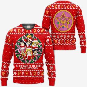 Sailor Moon Ugly Christmas Sweater s Hoodie Shirt