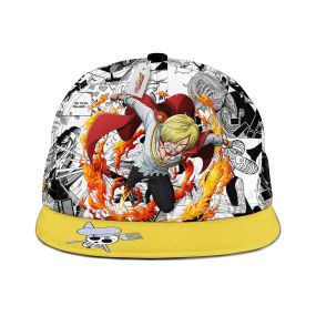 Sanji One Piece Snapback Anime Hat