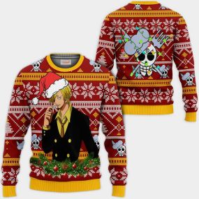Sanji Ugly Christmas Sweater One Piece 1 Hoodie Shirt