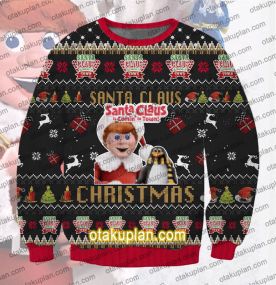 Santa Claus Is Comin' To Town 3D Print Ugly Christmas Sweatshirt